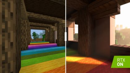 Minecraft RTX screenshot